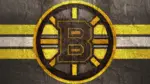 Emblem of the Boston Bruins. The Boston Bruins are a professional ice hockey team. Logo for presentation or infographics.