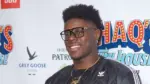 David Njoku - arrives at the 2019 SHAQ FUN HOUSE on February 1st^ 2019 in Atlanta Georgia USA