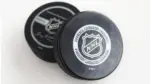Official licensed hockey puck for NHL^ National hockey league