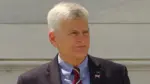 U.S. Sen. Bill Cassidy (R-La.) walks out of the U.S. Capitol. WASHINGTON^ DC - April 18^ 2024