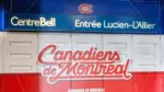 Centre Bell Entrance Signage Canadiens de Montreal Hockey Team Canada^ Montreal^ 24 December 2025