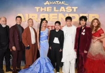 Daniel Dae Kim^ Ken Leung^ Kiawentiio Tarbell^ Gordon Cormier^ Ian Ousley^ Dallas Liu^ Elizabeth Yu attends the premiere of Netflix's Avatar The Last Airbender. Hollywood^ CA^ February 15^ 2024: