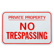 no-trespassing