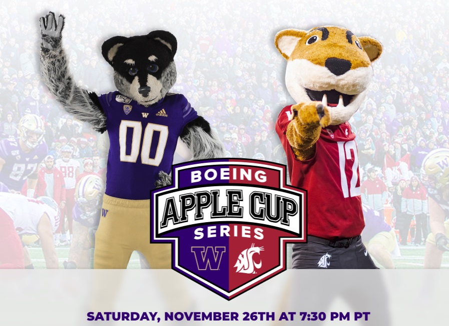 Cougars Host Boeing Apple Cup Saturday Night on ESPN - Washington