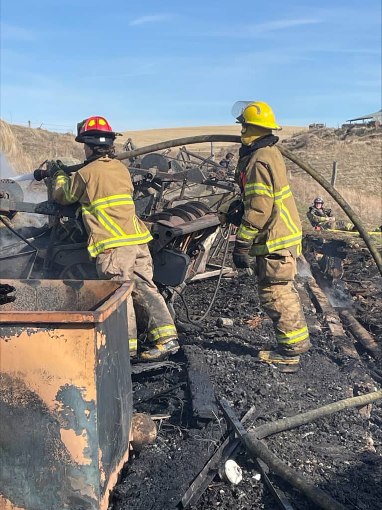 Garfield County Prescribed Burn Gets Out of Control & Destroys Barn - Vimarsana News