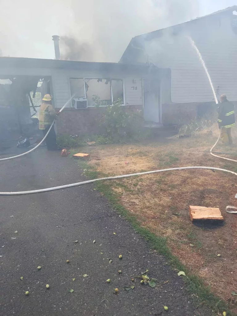 BREAKING Multiple Structures on Fire in Lapwai KOZE