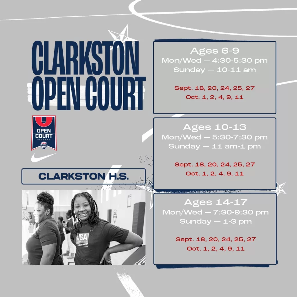 USA Basketball Open Court is back at Clarkston High School KOZE