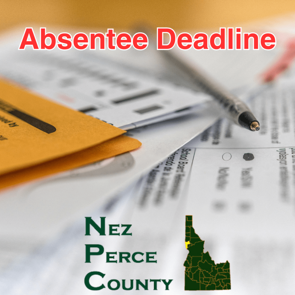 Absentee Ballot Request Deadline Is Friday For November 7th Local Idaho ...