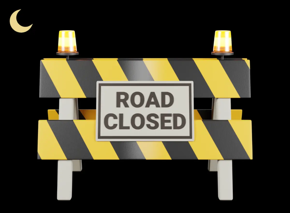 night-road-closure