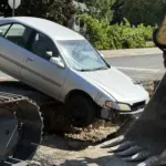 Car Hole Accident