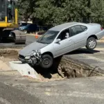 Car Hole Accident