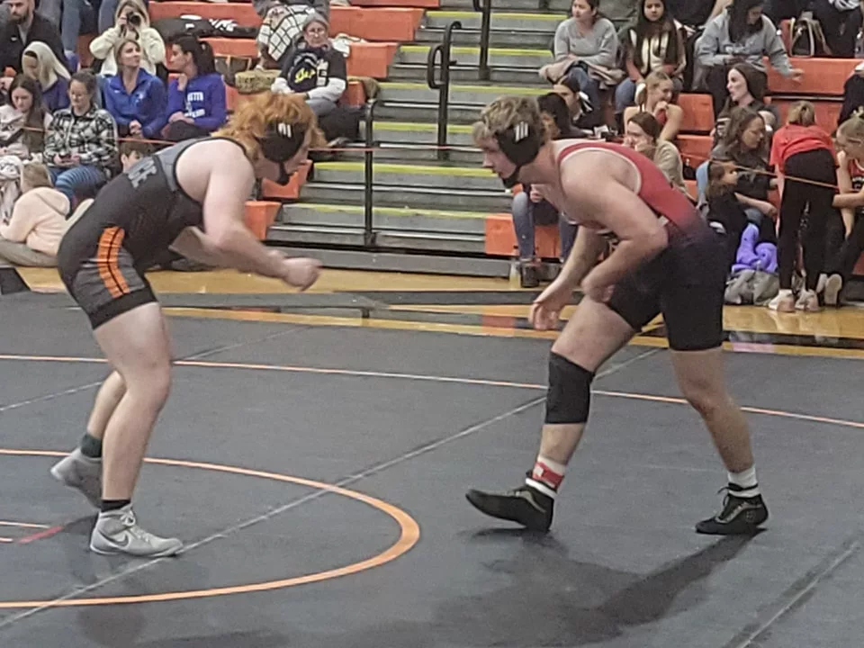 INTERVIEW Bison wrestlers win two duels in home meet, now head to