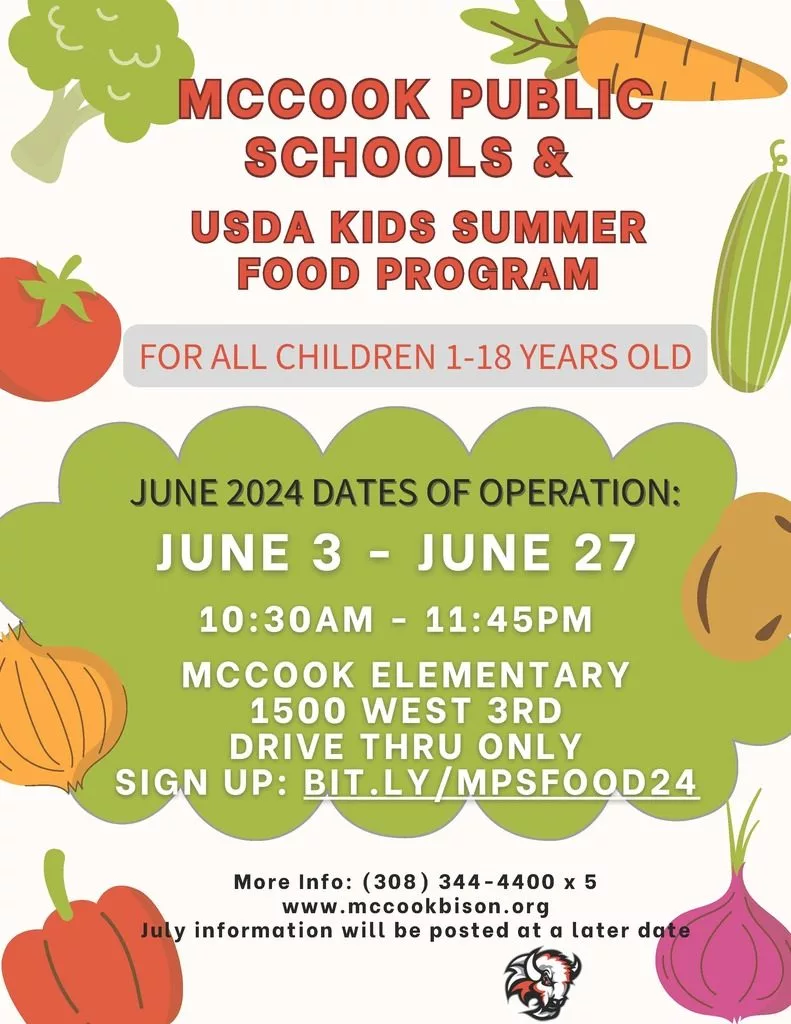 INTERVIEW McCook Public Schools offering a summer food program. More