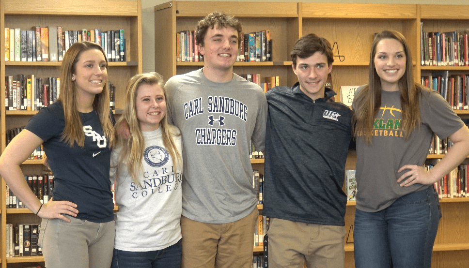 Athens Warriors Hold Spring Signing Day For Five Student Athletes
