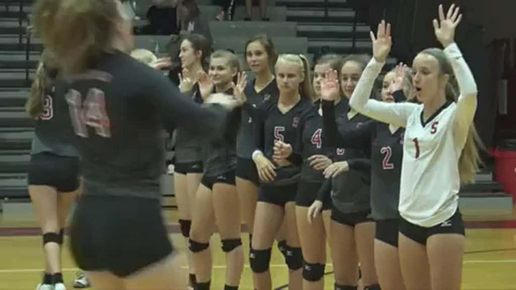 Springfield High vs Glenwood Volleyball Channel 1450