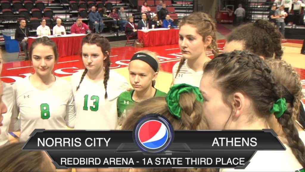 Athensvs.NorrisCityVolleyball1AStateThirdPlace Channel 1450