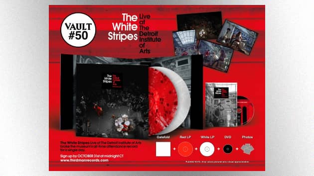 Third Man Records releasing White Stripes 'Live at the Detroit Institute of Arts' album & film - Vimarsana News