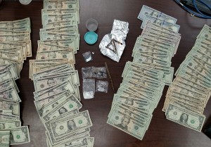 6-9-16 Seized drugs and money