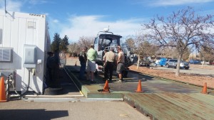 A boat is decontaminated at Lake Powell.