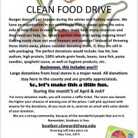 Spring Clean Food Drive To Benefit The Trinity Church Food Pantry