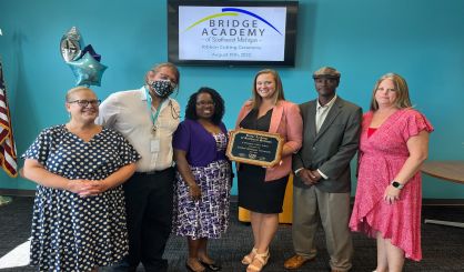 Ribbon Cutting Held For Bridge Academy In Benton Harbor - Vimarsana News