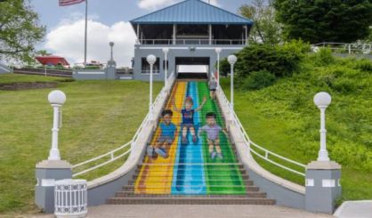 2023 bluff stair mural approved by St. Joseph Commisioners - Vimarsana News