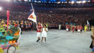 Rio opening flag