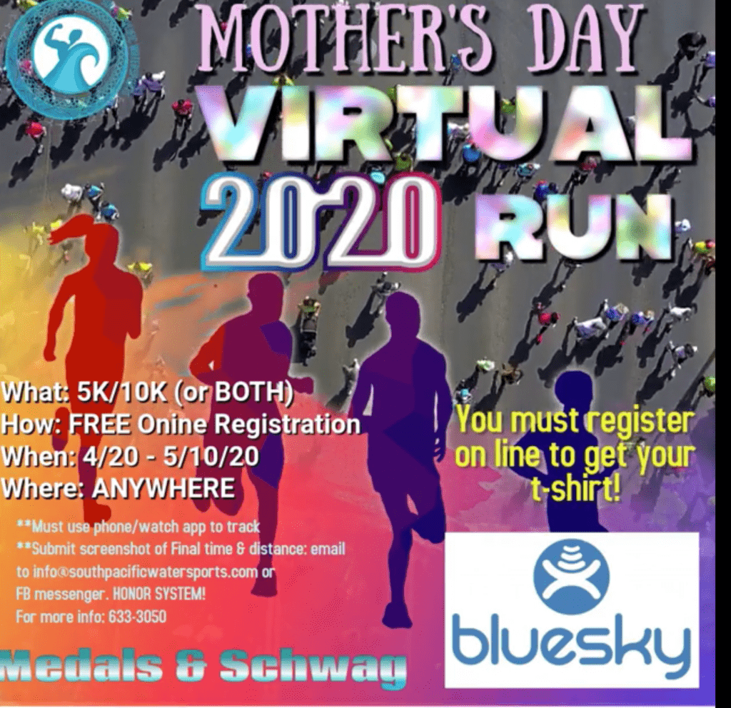 It's a virtual Mothers Day Run this year Talanei