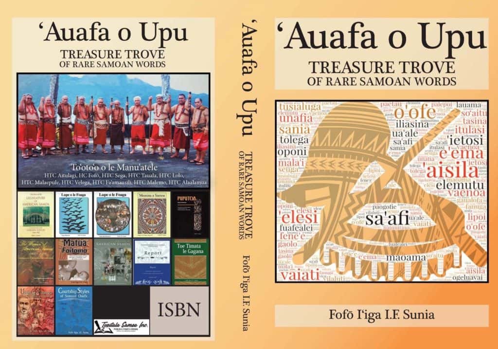 'Auafa o Upu is Latest Book by Fofo I.F. Sunia Talanei