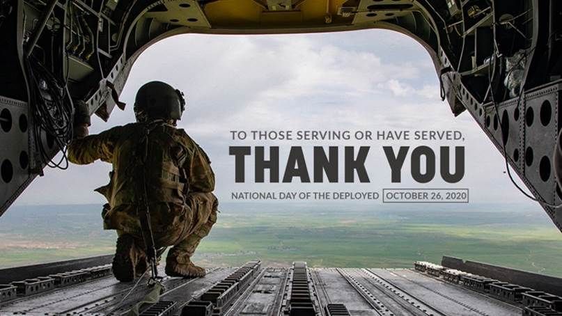 Thank you deployed servicemen & women | Talanei