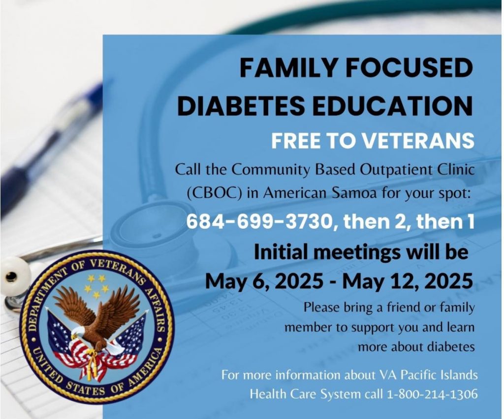 Vapihcs Emblem New program supports veterans with diabetes | Talanei