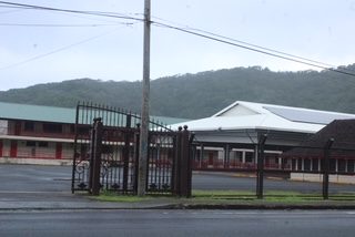 Displaced families moved from Matafao Elementary to DWYA Pago