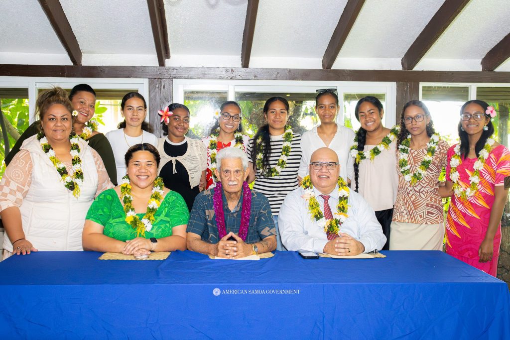 Acting Governor hosts luncheon for students who attended Pre Health Academy