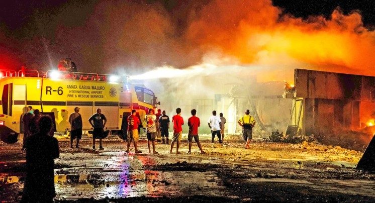 Amata Shocked by Nitijela Fire in Marshall Islands