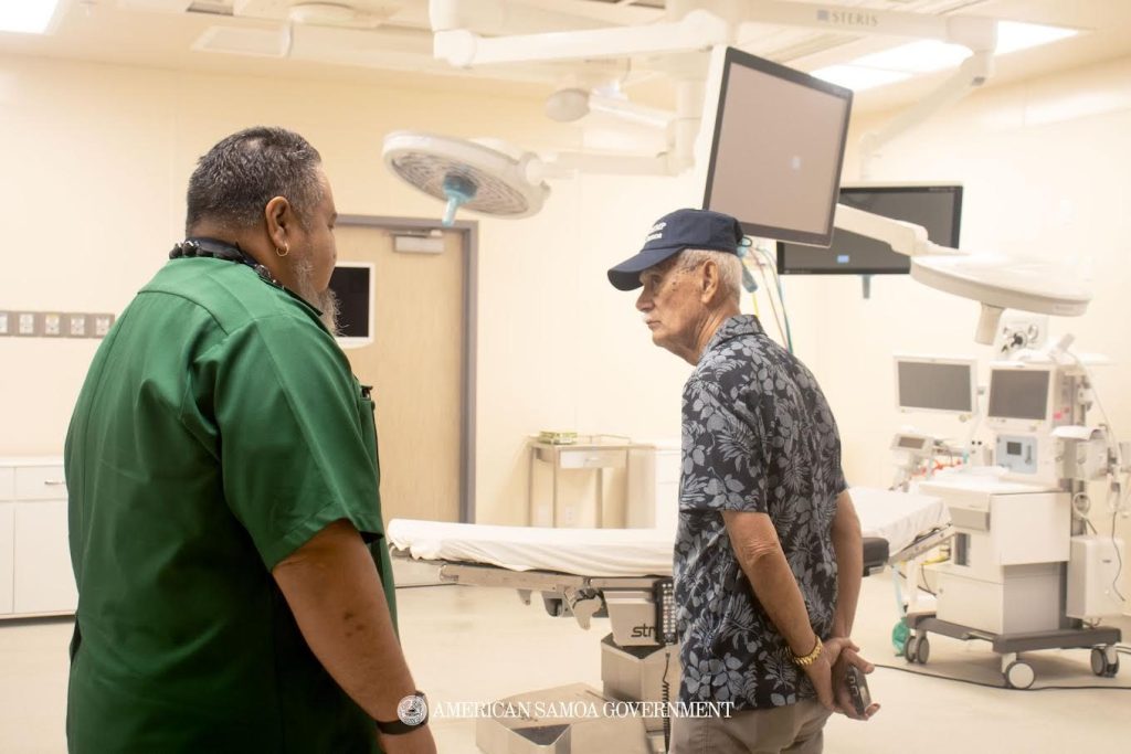 Blessing ceremony precedes first surgery in LBJ’s new operating suite