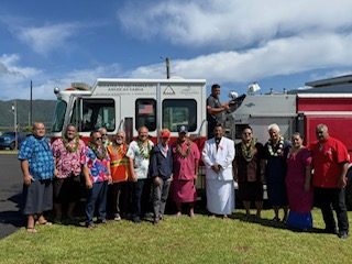 Governor thanks Haleck Family & businesses for fire truck