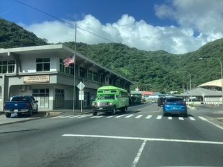 Flags flying at half staff in honor of VP Dick Cheney