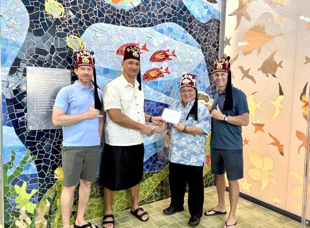 Aloha Shriners receive $65,000 donation from Am Samoa