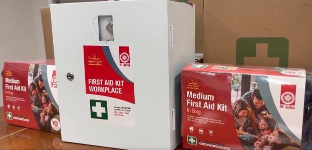 DPS receives First Aid Kits from Australian Federal Police