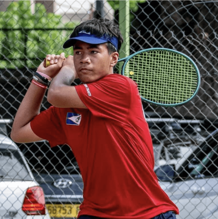 Junior tennis players prepare for tournaments in Sri Lanka