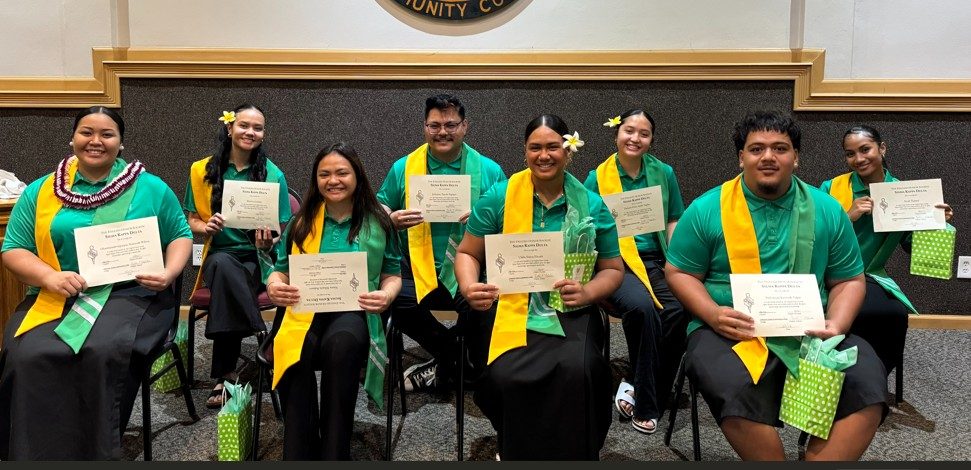 Alpha Eta Chapter at ASCC inducts new members