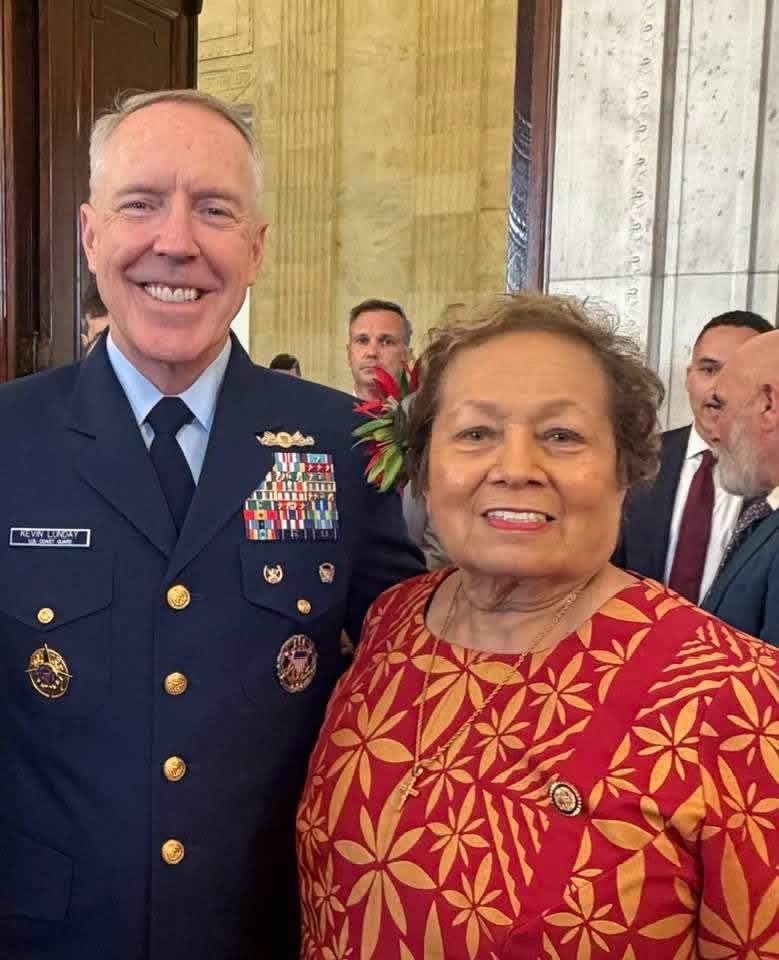 Amata Highlights Pago Harbor at USCG Birthday Celebration