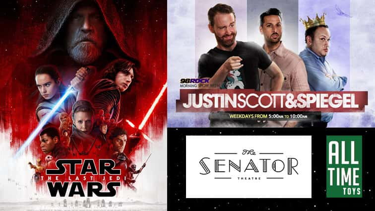 Watch The Last Jedi With Justin Scott And Spiegel 98 Rock Baltimore