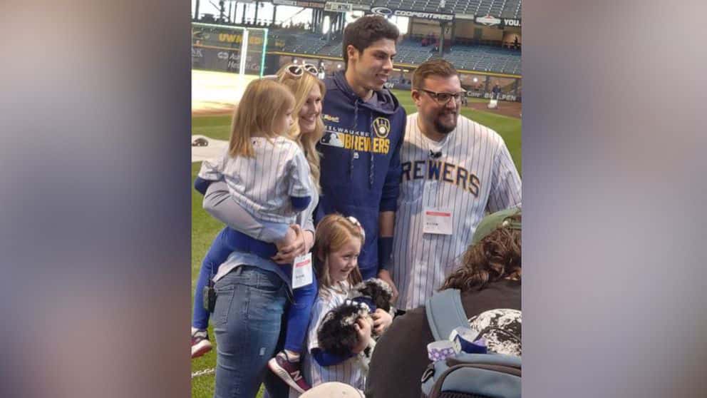 Milwaukee Brewers Star Christian Yelich Gifts Young Fan With