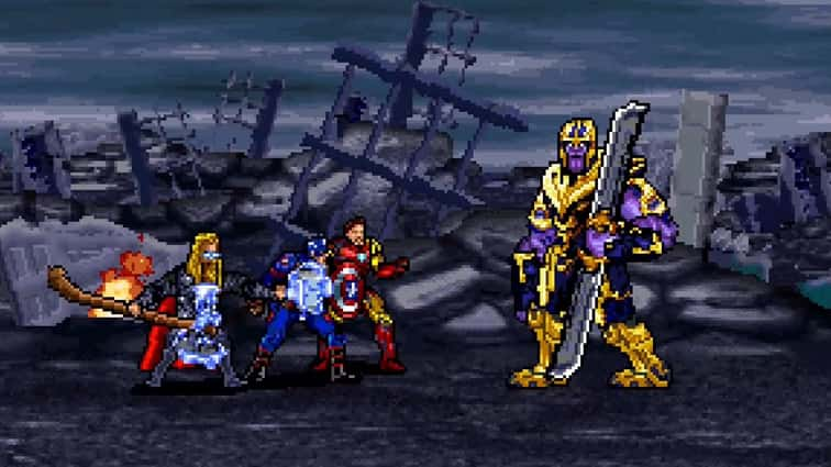 You Got To See 16 Bit Scenes Avengers Endgame Final Battle