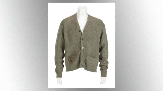 Kurt Cobain's 'MTV Unplugged' Cardigan sells for record Kurt Cobain's 'MTV Unplugged' Cardigan sells for record