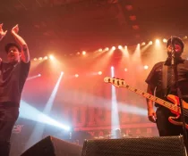 Dropkick Murphys (Al Barr and Ken Casey) performing in Dom sportova during their 2014 tour. ZAGREB^ CROATIA - JUNE 16^ 2014