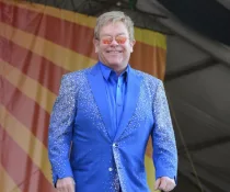 Sir Elton John performs at the 2015 New Orleans Jazz and Heritage Festival. New Orleans^ LA - May 2^ 2015