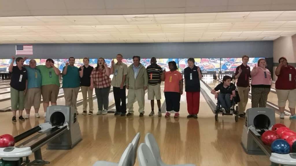 Special Olympics Athletes Participate In Bowling Competition 104.3