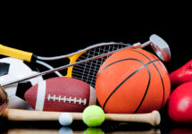 assorted-sports-equipment-on-black